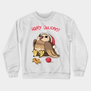 Happy Owlidays! Crewneck Sweatshirt